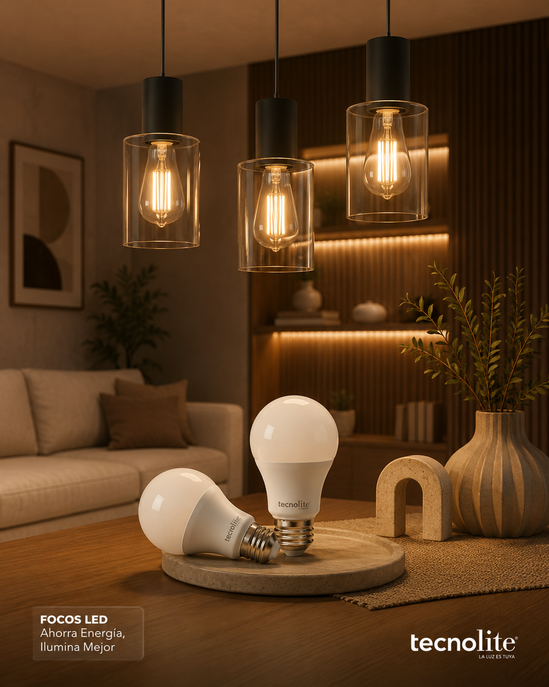 Focos LED TecnoLite – Ahorra Energía, Ilumina Mejor
