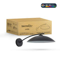 Lámpara de Pared Arbotante LED JARAS II | 10 W | 760 lm | Luz Cálida 3000 K | IP44 | Negro