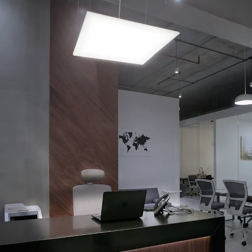 Panel LED Empotrable/Suspendido AZMIDI II 2x2 | 40 W | Luz Blanca Neutra | Atenuable | LED Integrado