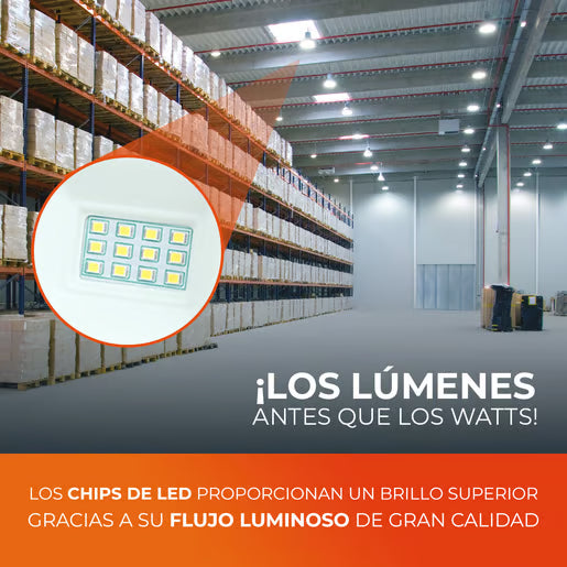 Foco LED Alta Potencia 40 W E27 Luz de Día 6500 K | Iluminación Industrial Tecnolite