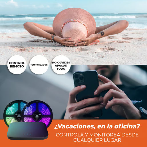 TV SMART STRIP HDMI - Tira LED Inteligente RGB para TV 65" a 90" con Sincronización en Tiempo Real