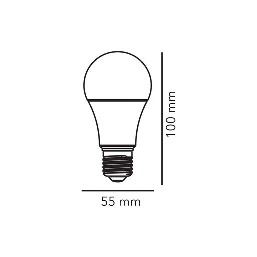 A19-LED/007/30-6P - Paquete 6 Focos LED 5 W Luz Cálida