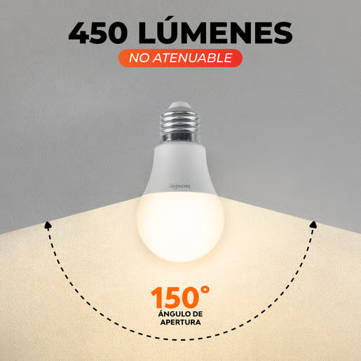 A19-LED/007/30-6P - Paquete 6 Focos LED 5 W Luz Cálida