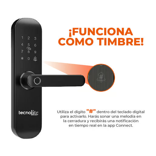 SAFE LOCK - Cerradura Inteligente WiFi con Timbre
