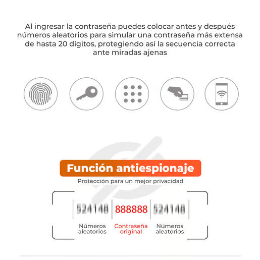 SAFE LOCK - Cerradura Inteligente WiFi con Timbre