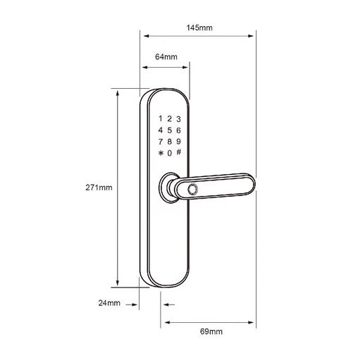 SAFE LOCK - Cerradura Inteligente WiFi con Timbre