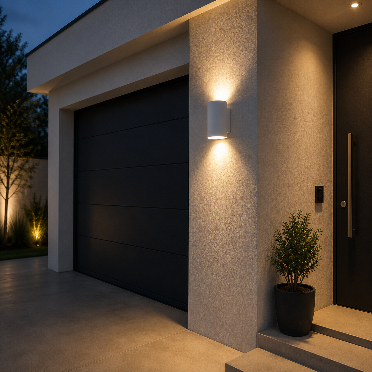 ZIGONG - Lámpara de Pared LED 7.5 W Luz Cálida