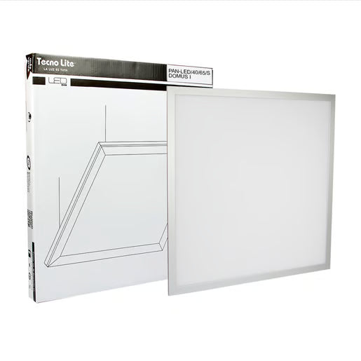Panel LED DOMUS I 2x2 Suspendido/Empotrable | 40 W | Luz de Día | LED Integrado