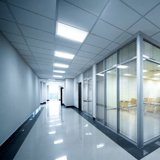 Panel LED DOMUS I 2x2 Suspendido/Empotrable | 40 W | Luz de Día | LED Integrado